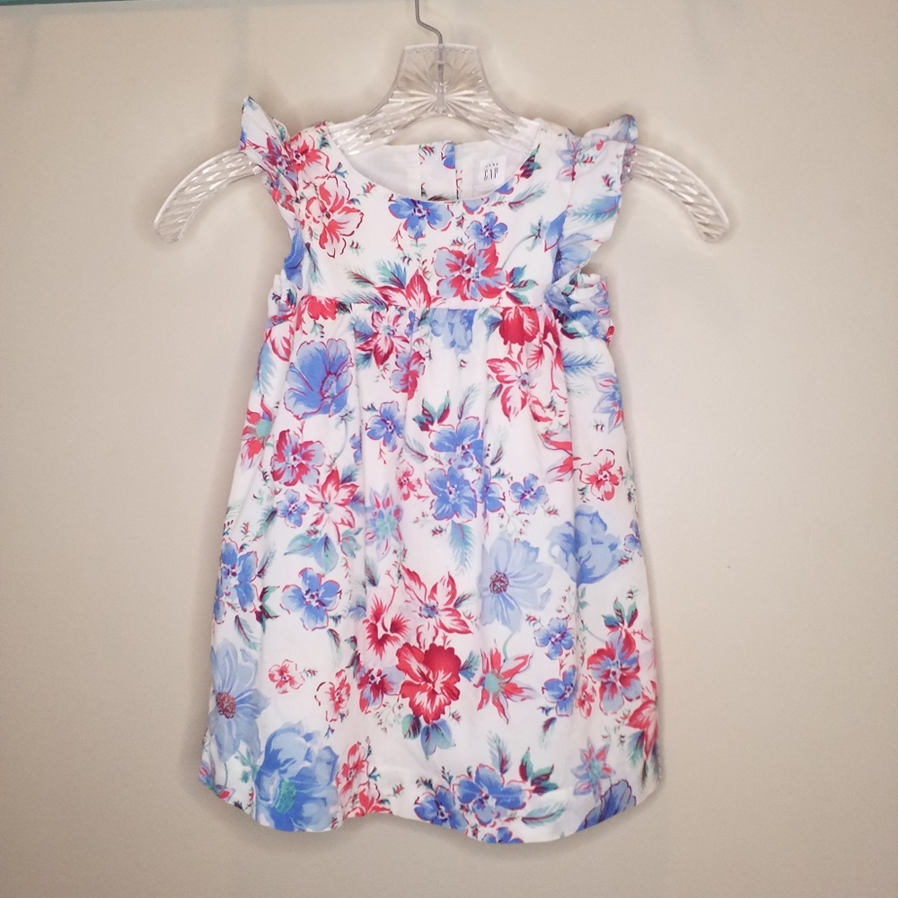 Baby Gap size 3 floral luau dress